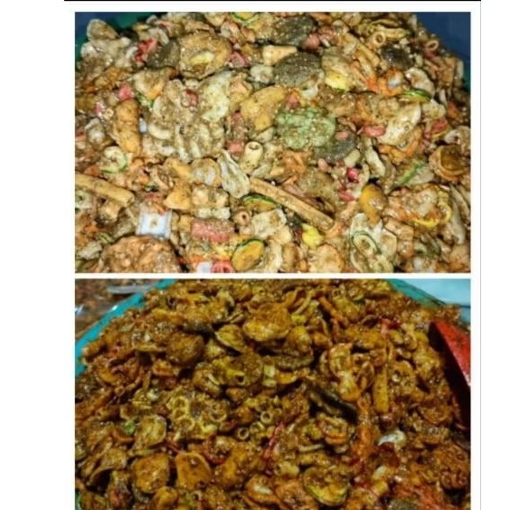 

Kerupuk Seblak kering bumbu kacang