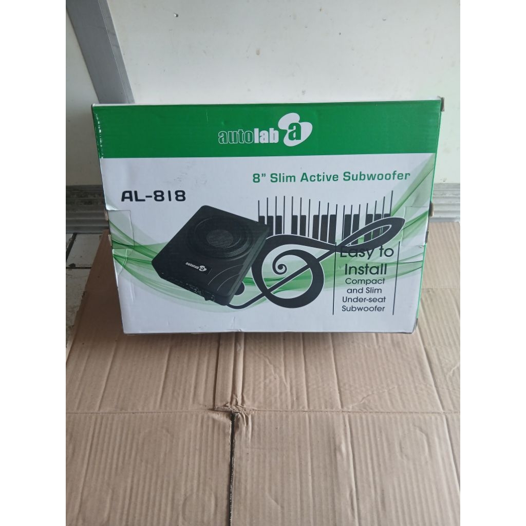 Subwoofer Kolong AUTOLAB AL 818 - Bass kolong AUTOLAB AL 818 - Subwoofer Aktif AUTOLAB AL 818