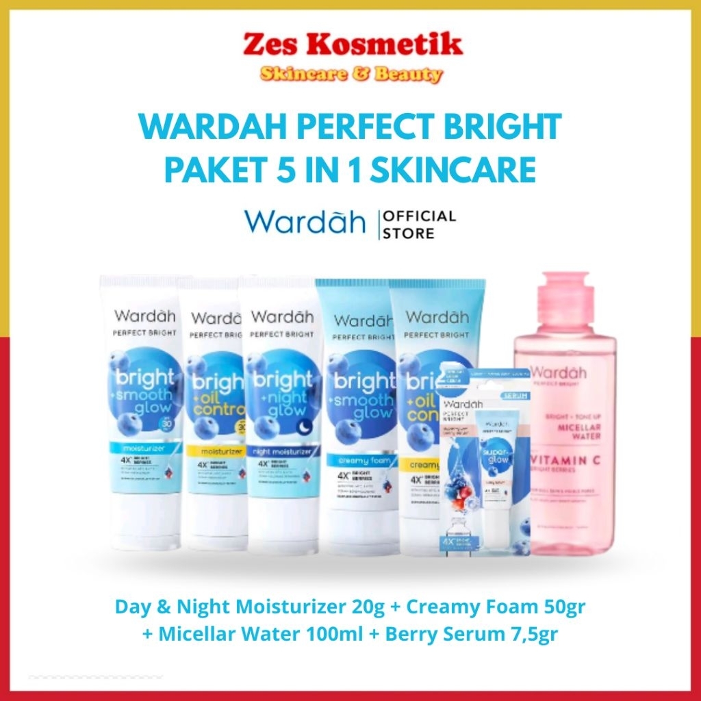 Wardah Perfect Bright Paket Lengkap 5in1