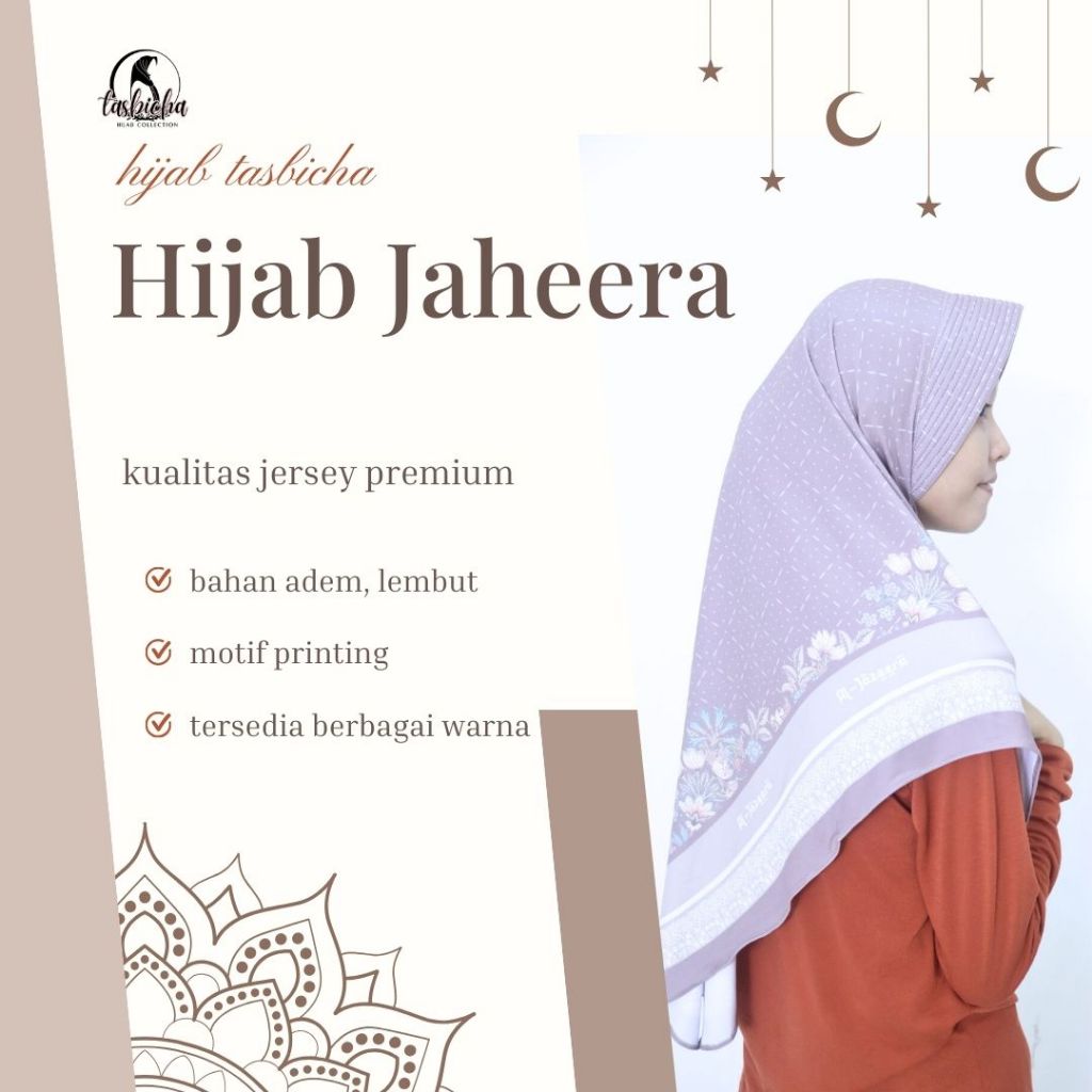 Hijab Instan Jersey Al-Jazeera
