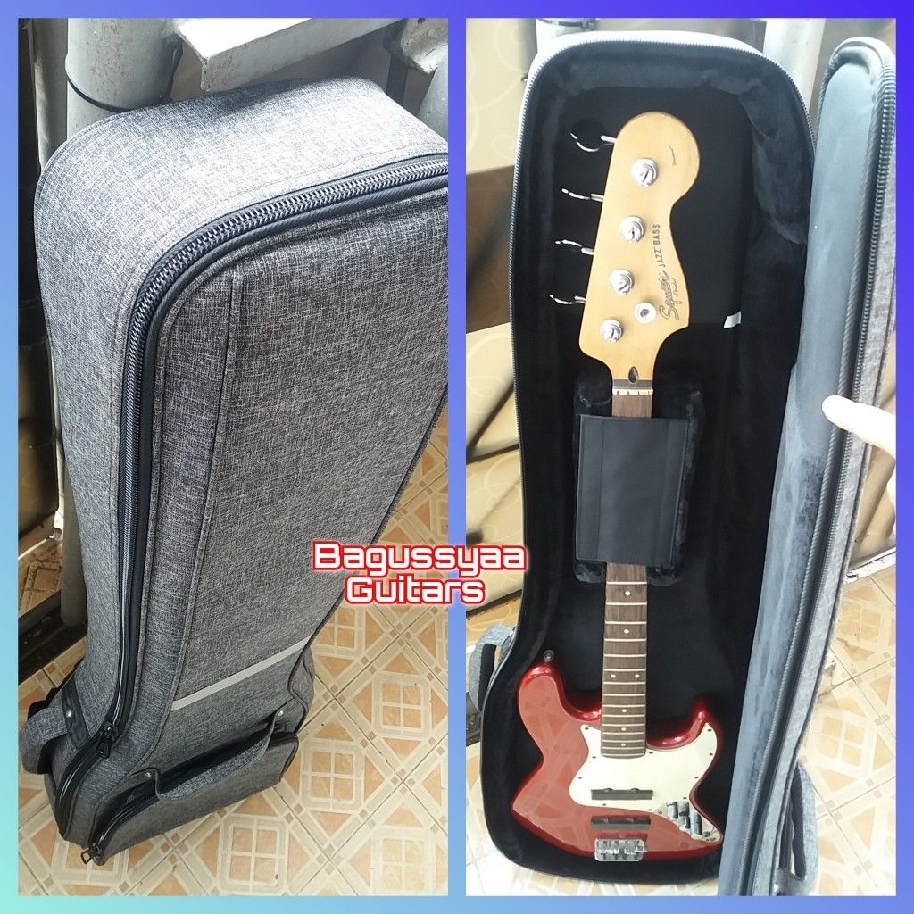 Gigbag Bass Elektrik Premium Super Tebal Semi Hardcase Bass Tebal