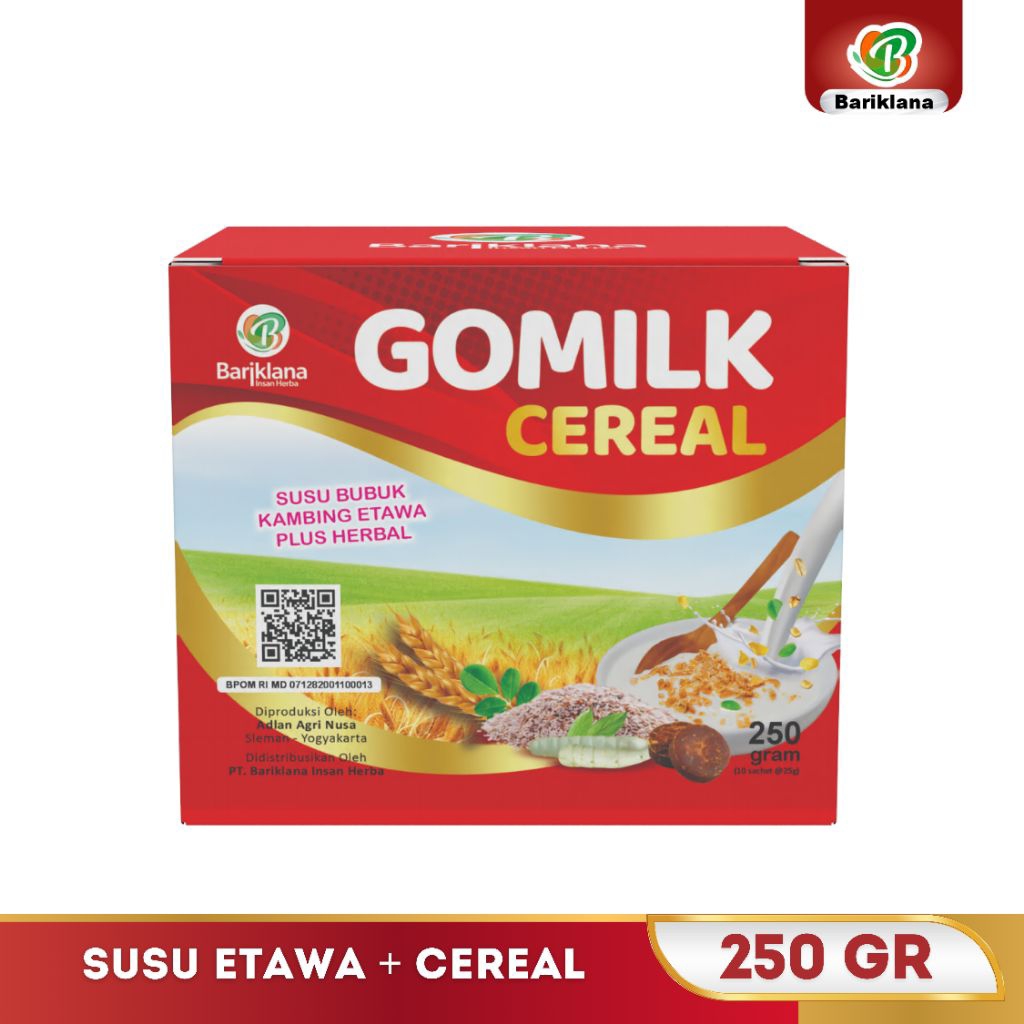 

GOMILK CEREAL PLUS PATI GARUT Sarapan Sehat Lambung Aman