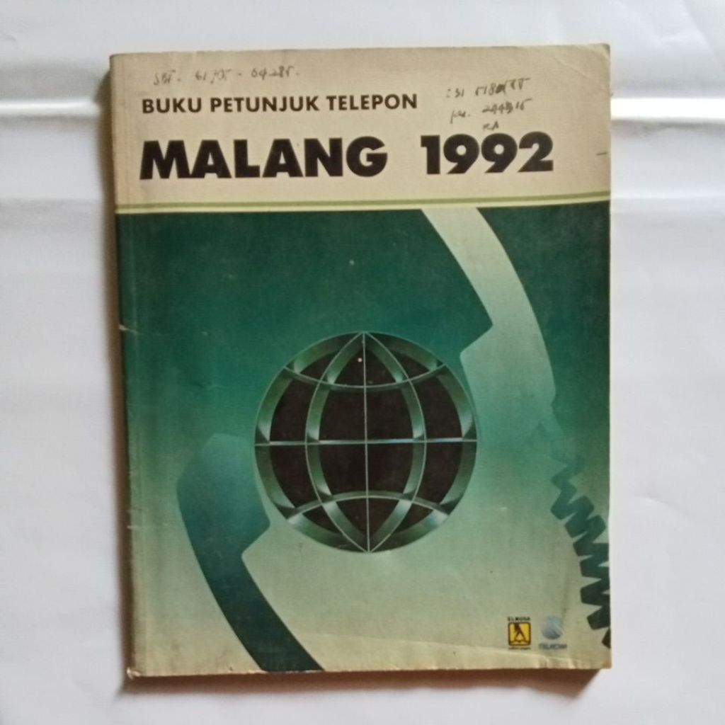 buku petunjuk telpon 1992 malang - original langka