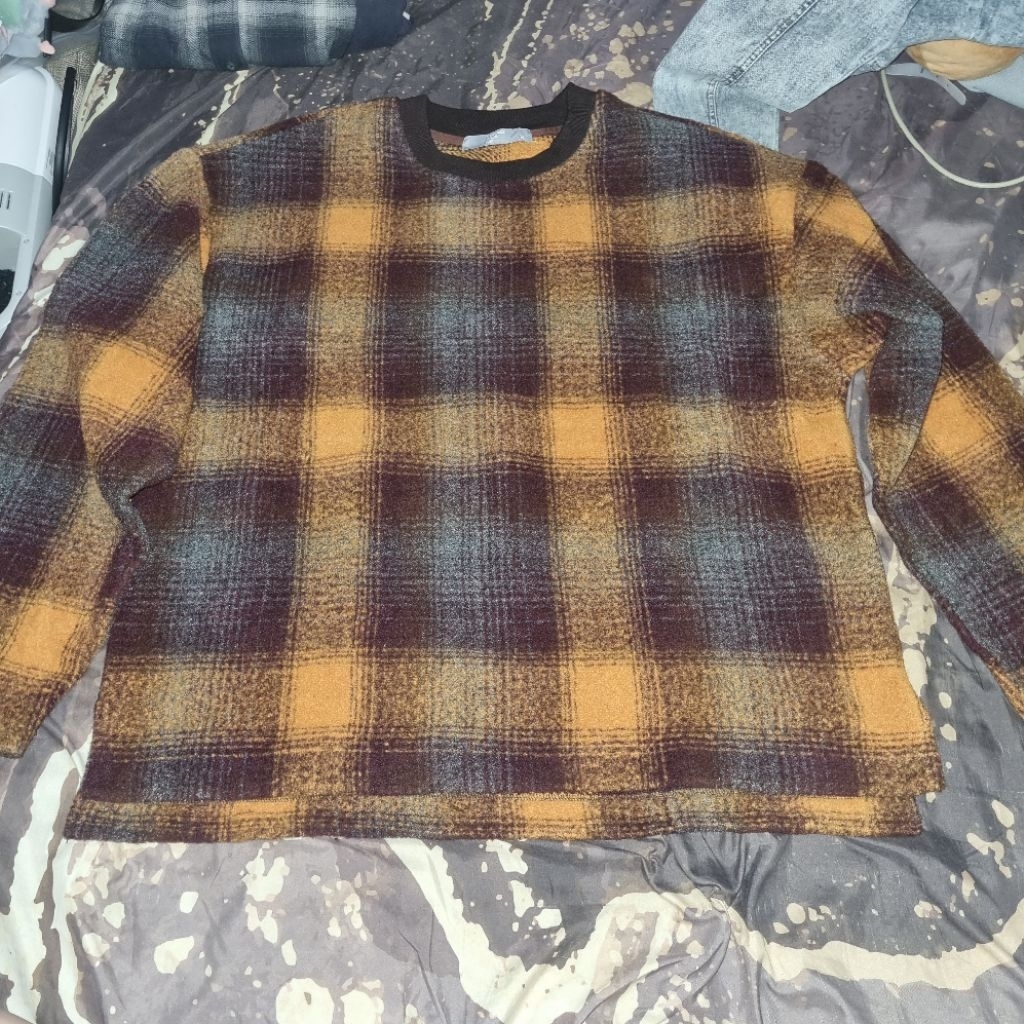 8Seconds Plaid Sweater Wool