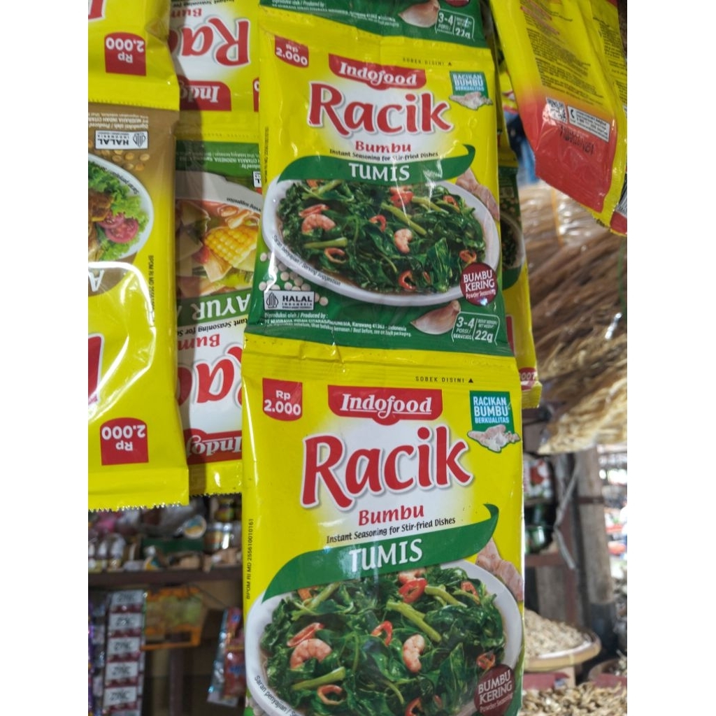 

Racik bumbu tumis 1 renceng @22g
