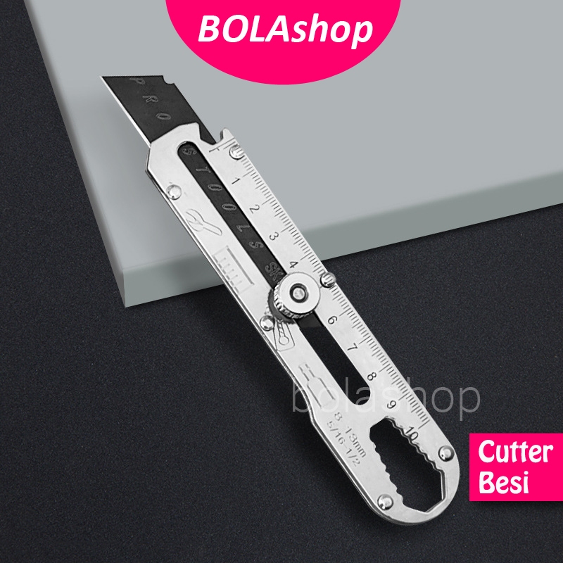 

Cutter Penggaris Serbaguna Bahan Besi Stainless Steel