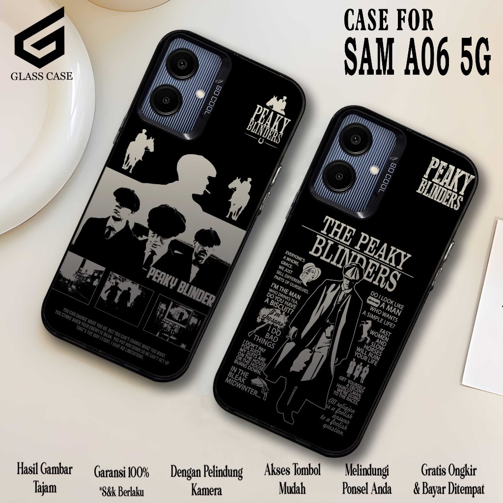 CASE SAMSUNG A06 5G SOFTCASE HYBRID IMD PLATE HOLOGRAM PREMIUM SO COOL ( PEAKY BLINDERS ) Casing Glo
