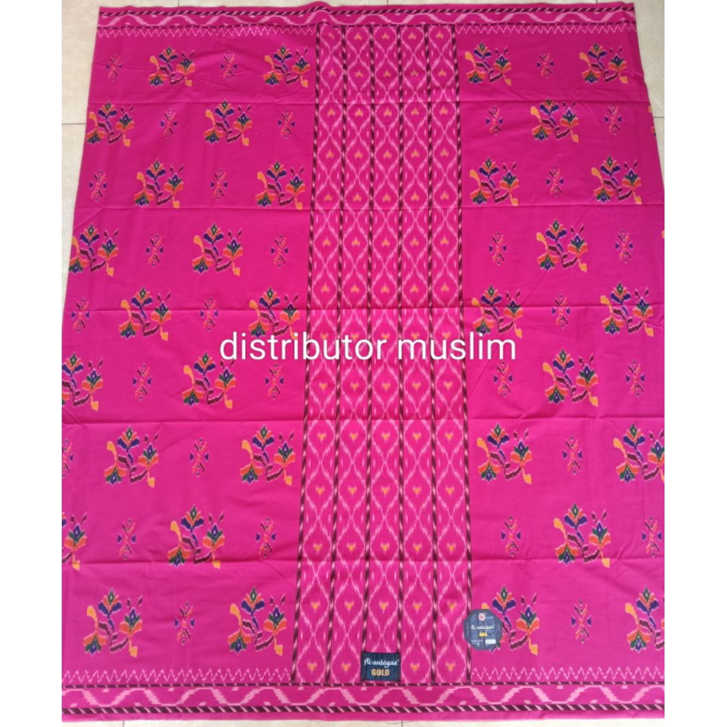 (GROSIR) SARUNG AL AMBIYA GOLD MST MOTIF LAMIRI MST SUTRA FULL KHUSUS WARNA PINK DAN UNGU HARGA TERM