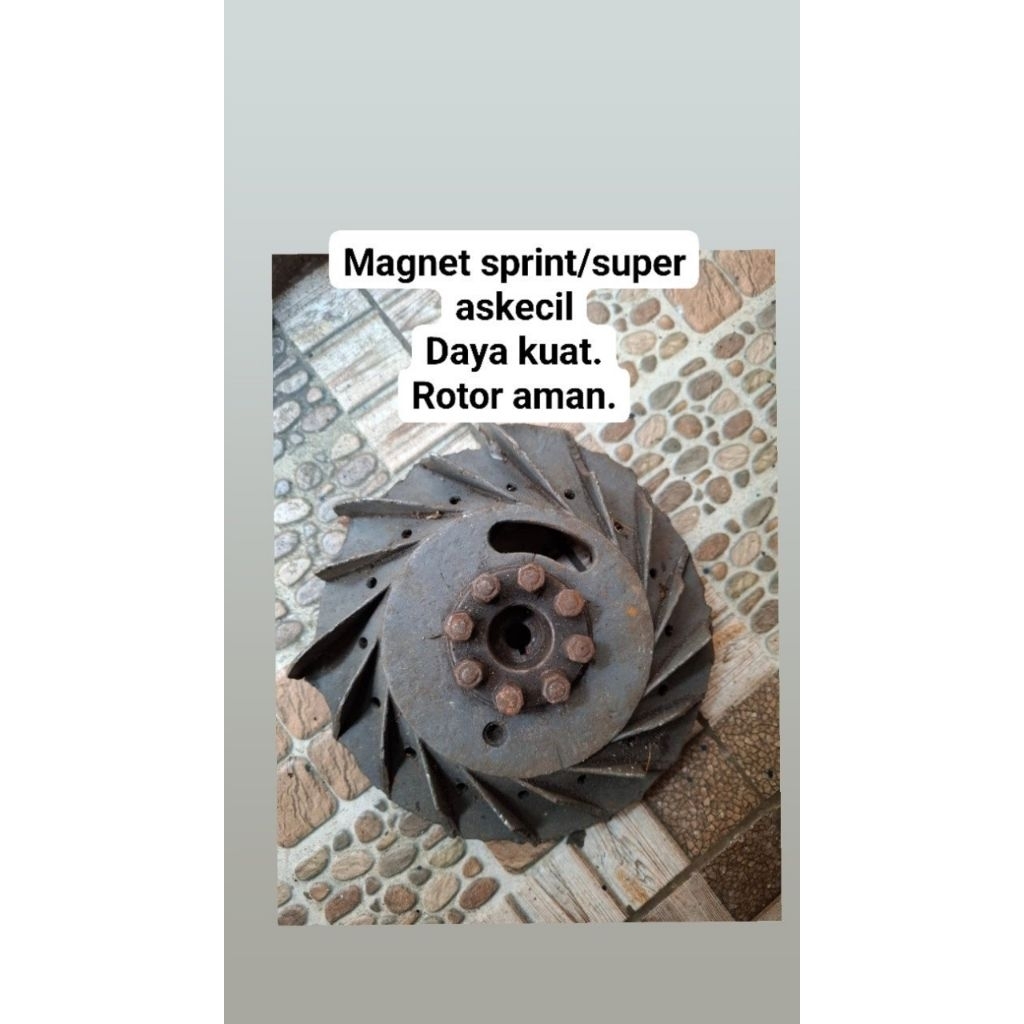 Magnet as kecil ori vespa sprint/super
