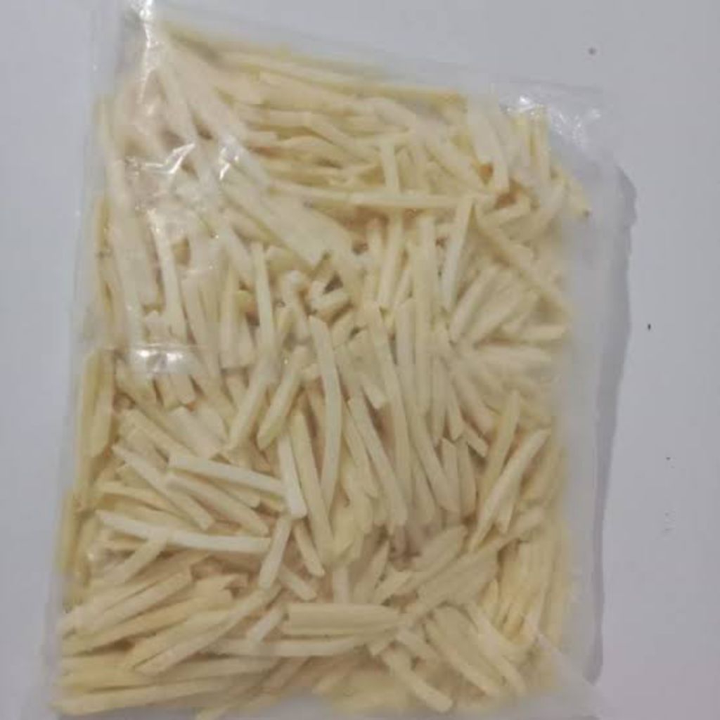 

Kentang Shoestring / French Fries Kemasan Polos 1kg (Frozen Food)