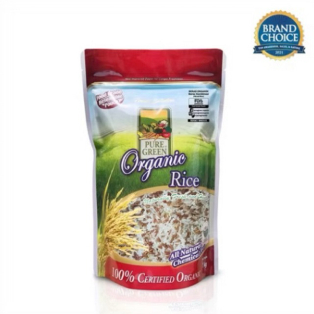 

PureGreen Organic Rice Beras Organik Beras Merah Kombinasi 1 kg