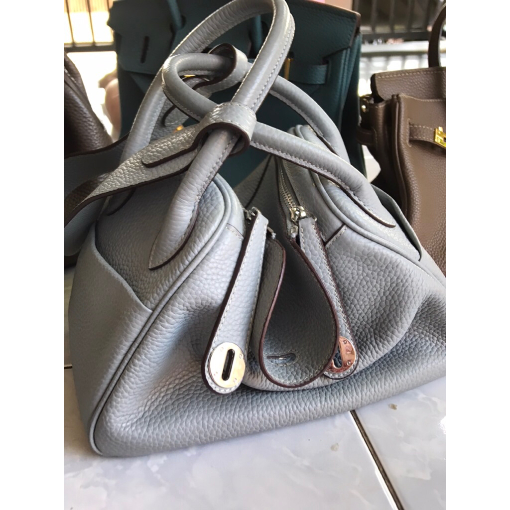 preloved tas inspo lindy size 25 abu2 muda kulit asli