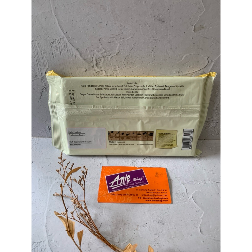 

chefmate coklat putih/white choco compound chefmate250gram