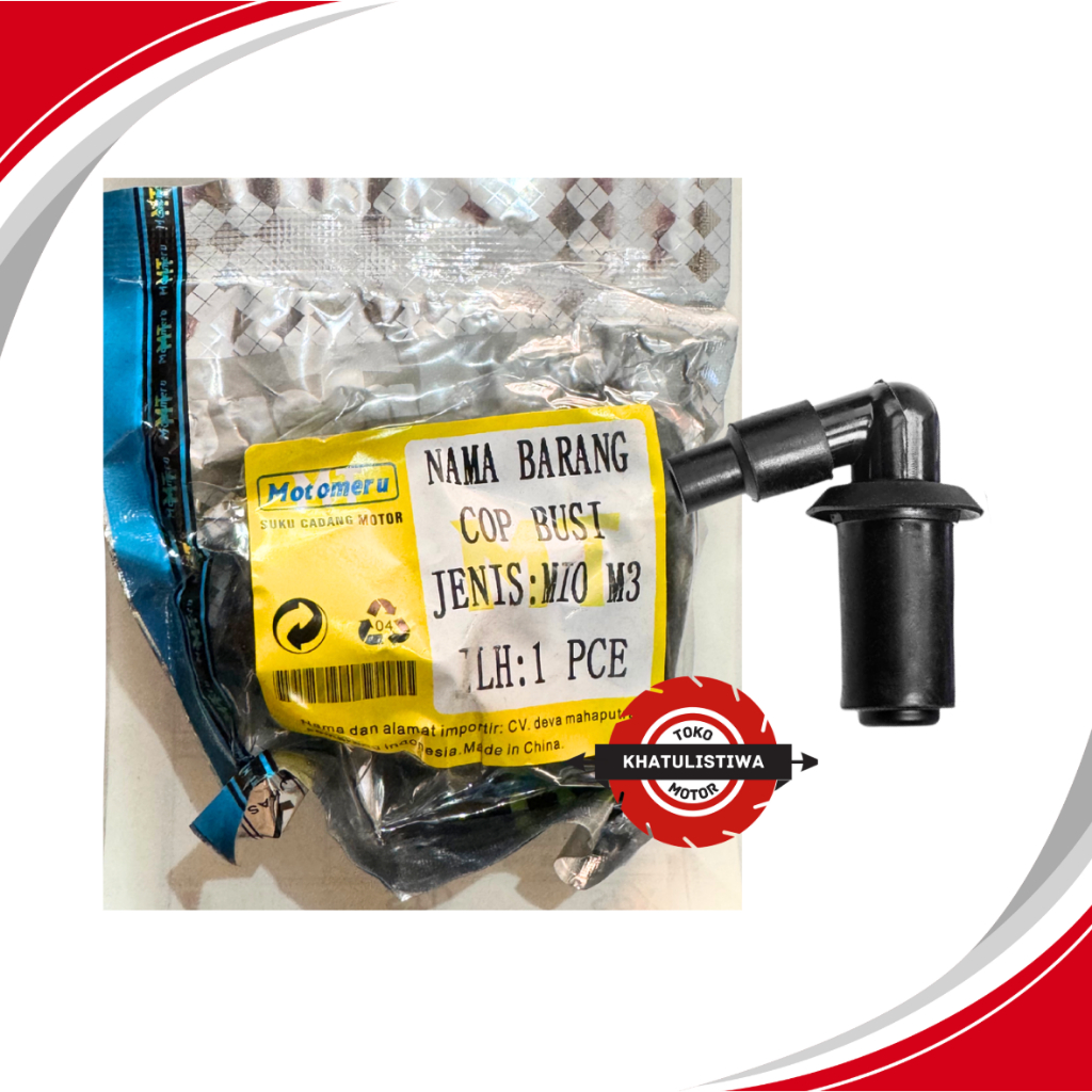 KEPALA BUSI COP BUSI MIO M3 MIO J MIO GT MIO SOUL FINO TUTUP BUSI MOTOR MOTOMERU