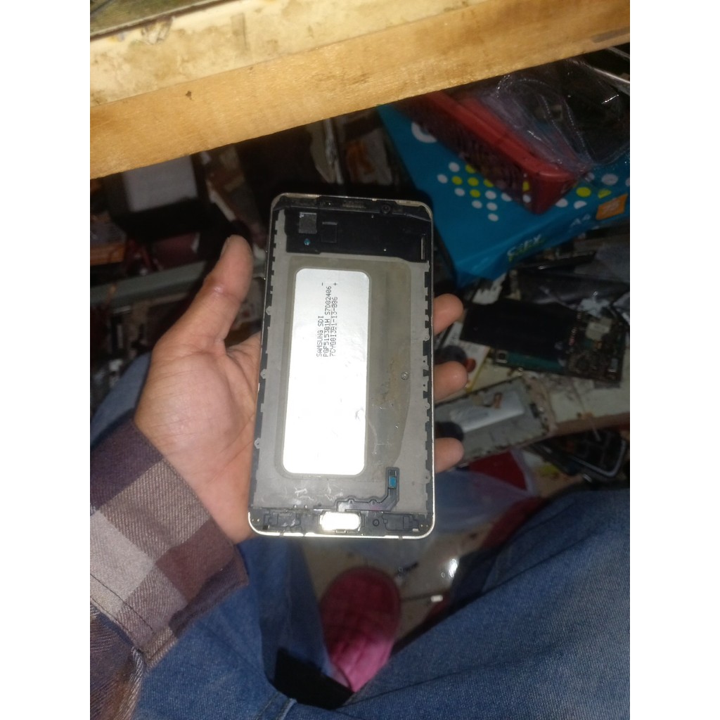 samsung a910f  mesin normal lcd tc pecah