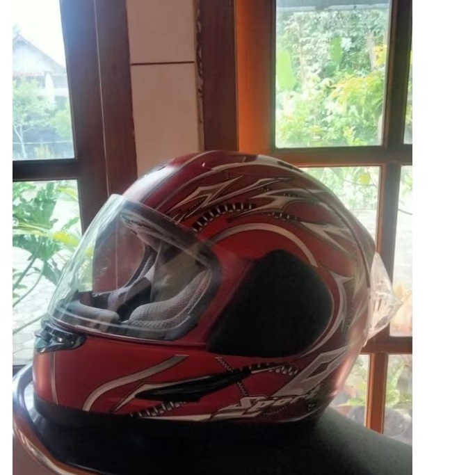 helm Cargloss Yamaha old full face original ala arai