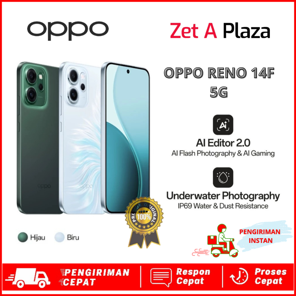 OPPO RENO 14F 5G RAM 8/128GB _BERGARANSI RESMI_ORIGINAL