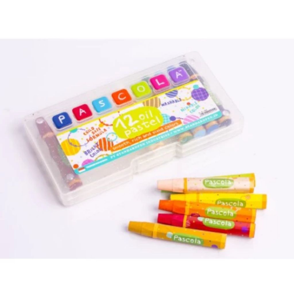 

Crayon PASCOLA Oil pastel isi 12,18,24 warna