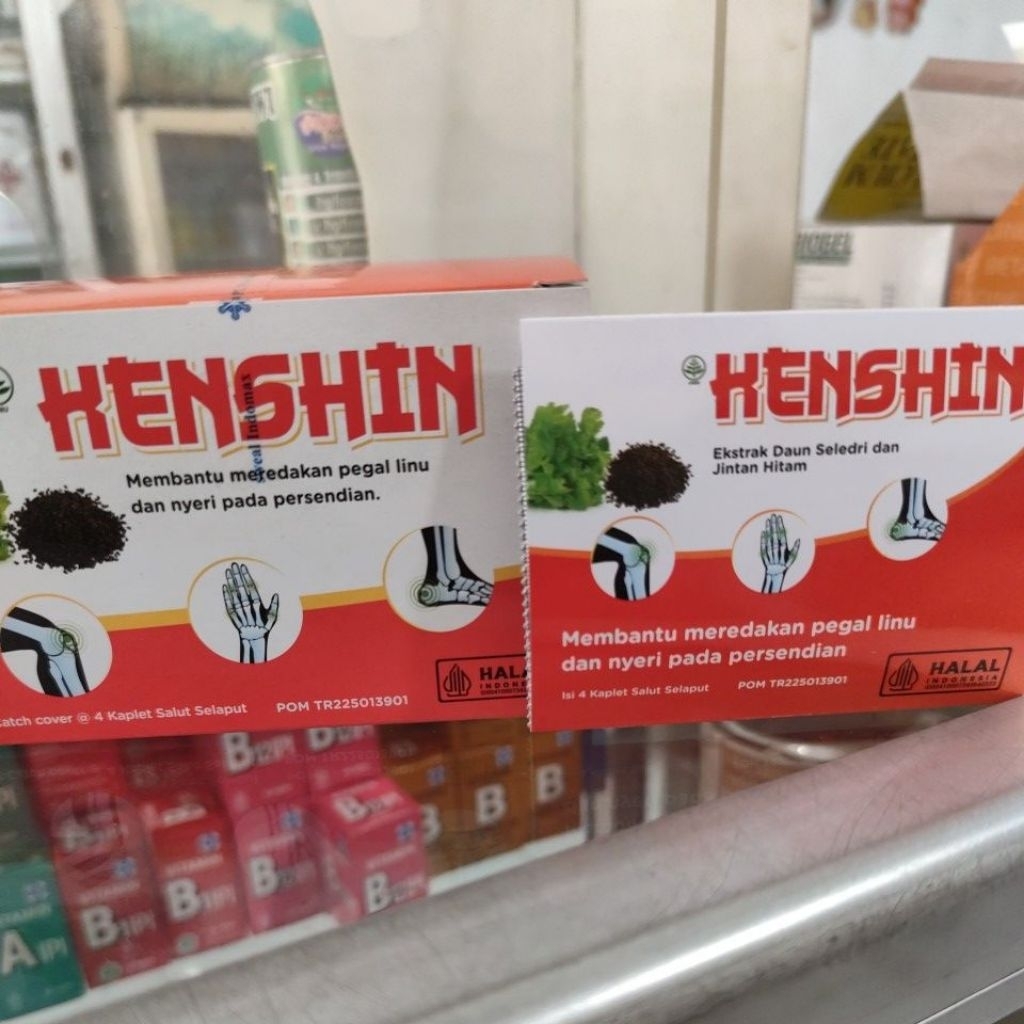 kenshin obat herbal nyeri sendi, asam urat, dan rhematik