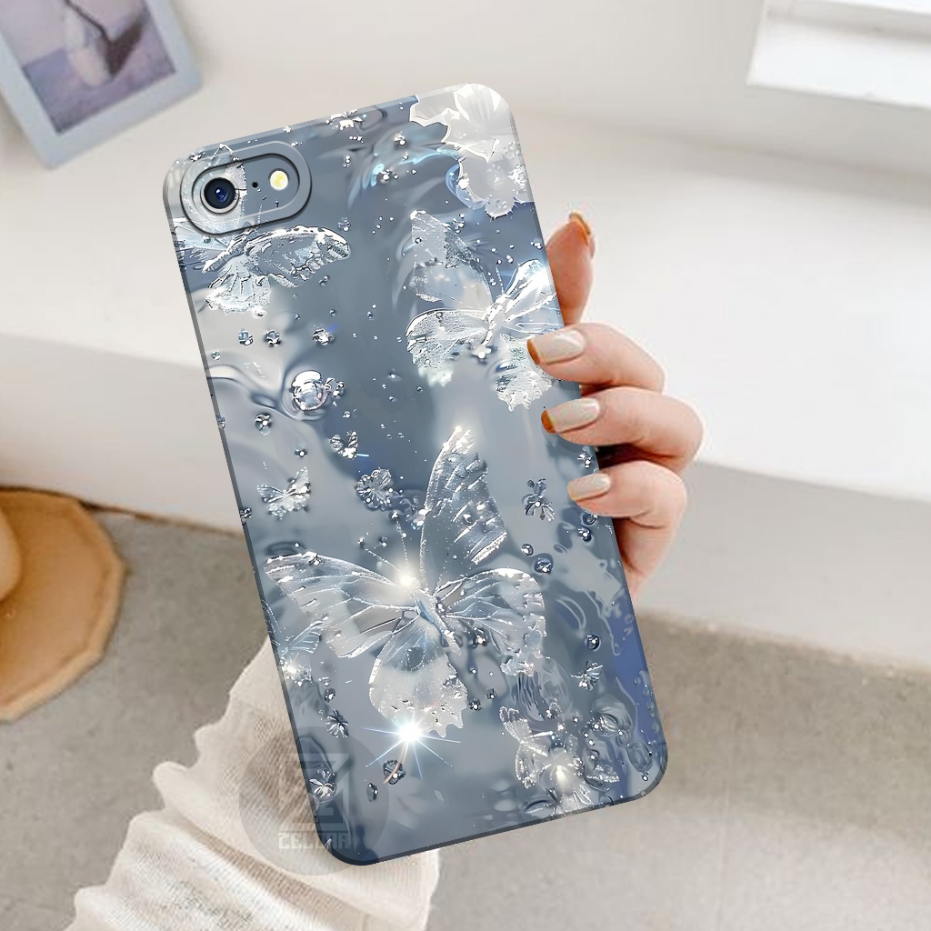 Casing Oppo A71 ZELORA Fashion Case Kupu-kupu Softcase Oppo A71 Case Oppo A71 Silikon Cover Pelindun