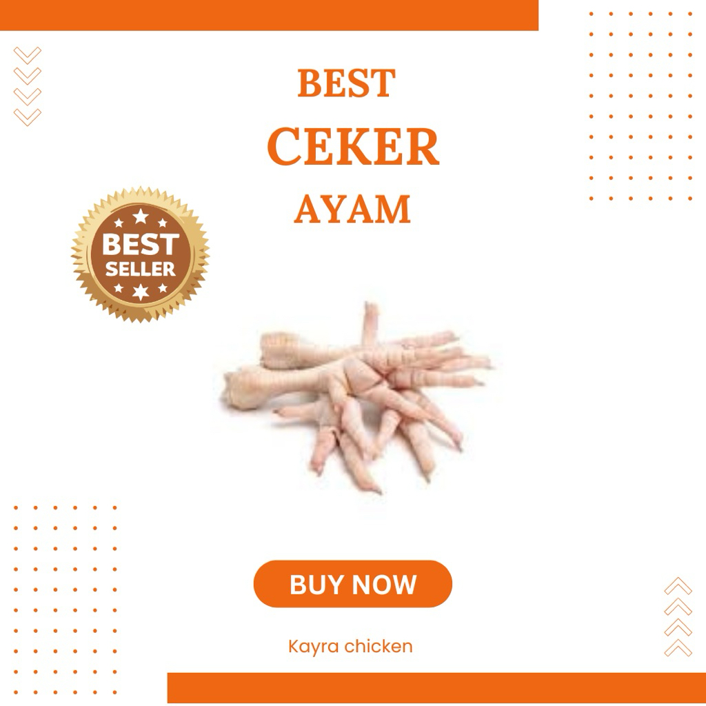 

CEKER / KAKI AYAM FRESH 1 KG ( tanpa kuku )