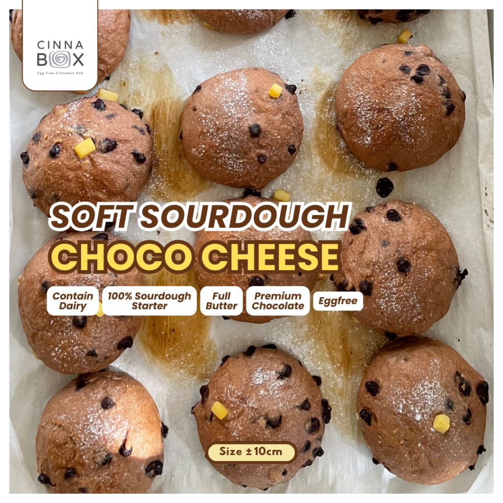 

Soft Sourdough Choco Cheese