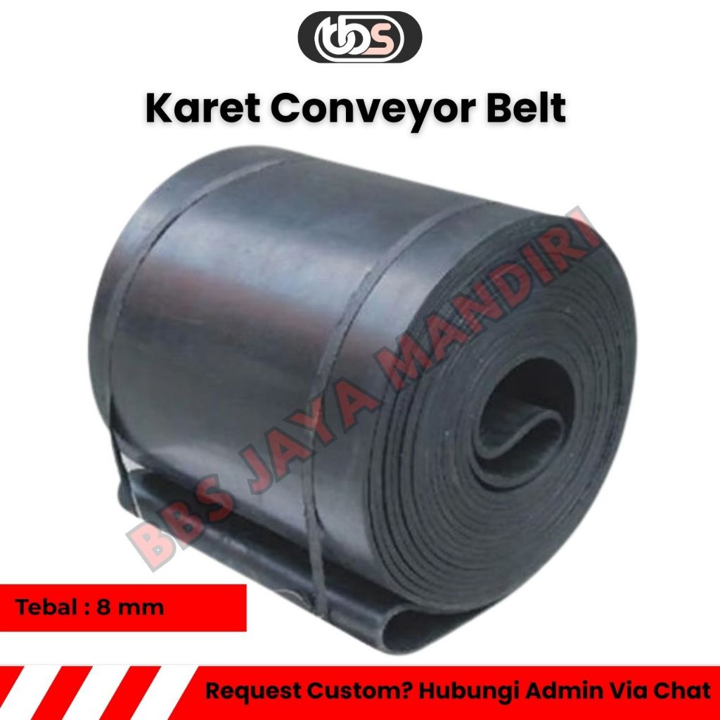 Karet Conveyor Belt 4ply 650mm – Karet Konveyor Tebal Kuat Rubber Belt Conveyor Industri Harga Grosi