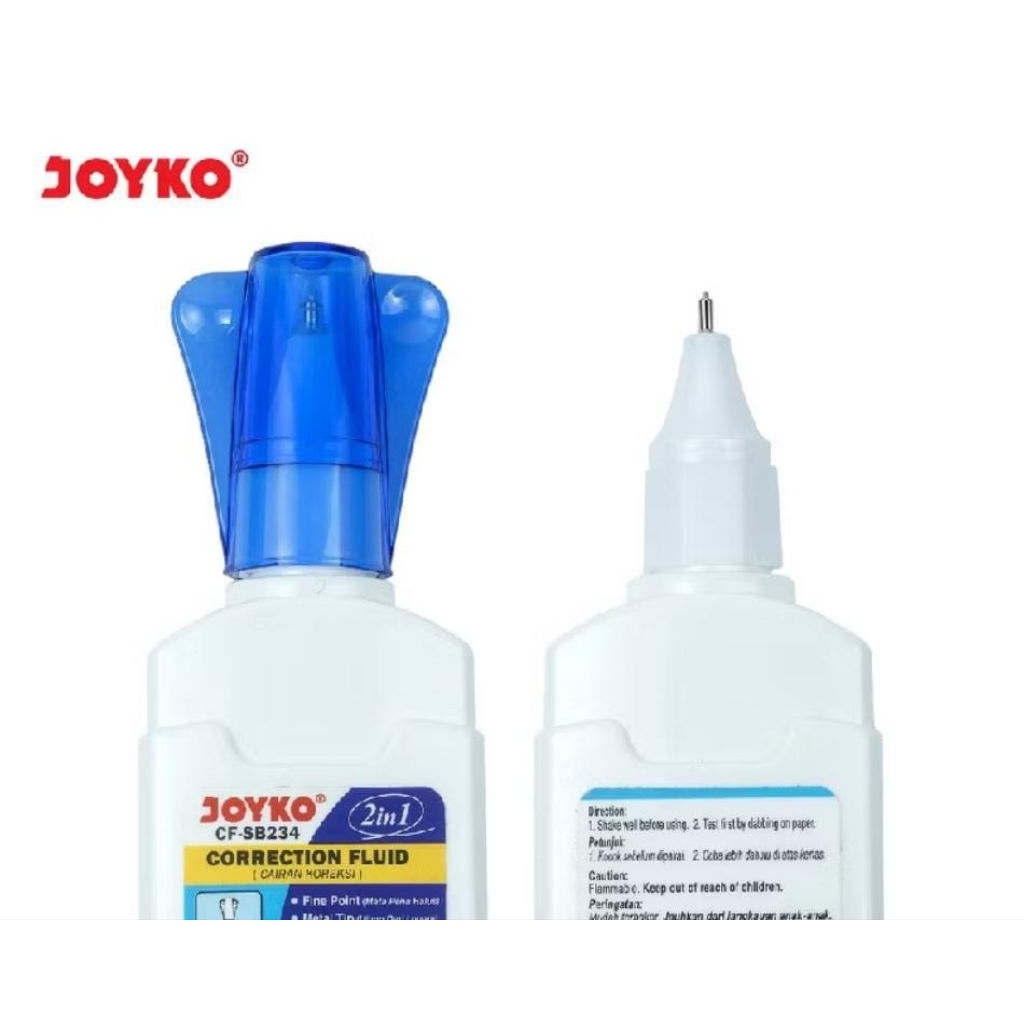 

Correction Fluid Cairan Koreksi Penghapus Cair Joyko CF-SB234 2 in 1