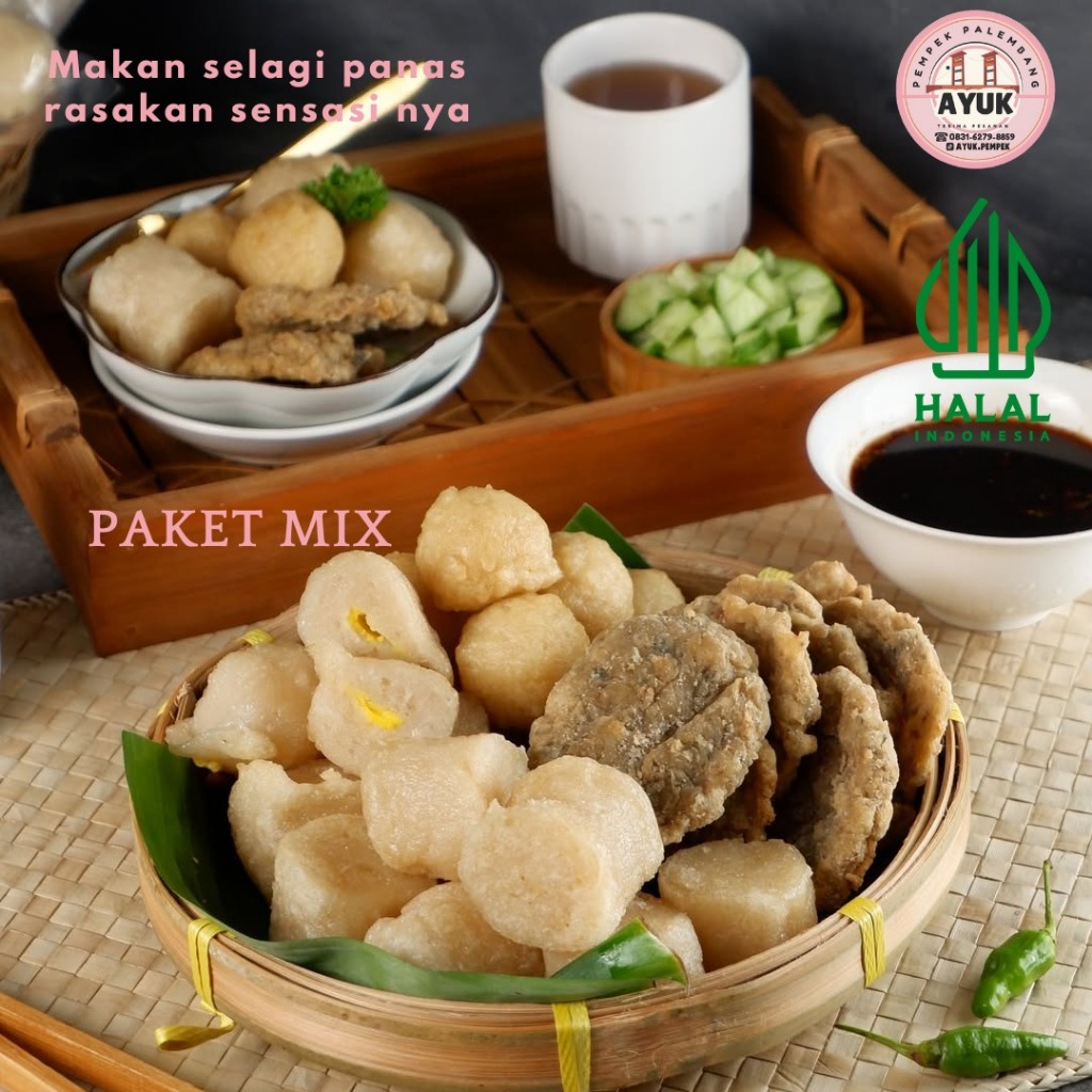 

PAKET PEMPEK CAMPUR IKAN TENGGIRI ISI 30 PCS + 1 BOTOL CUKO 300 GRAM