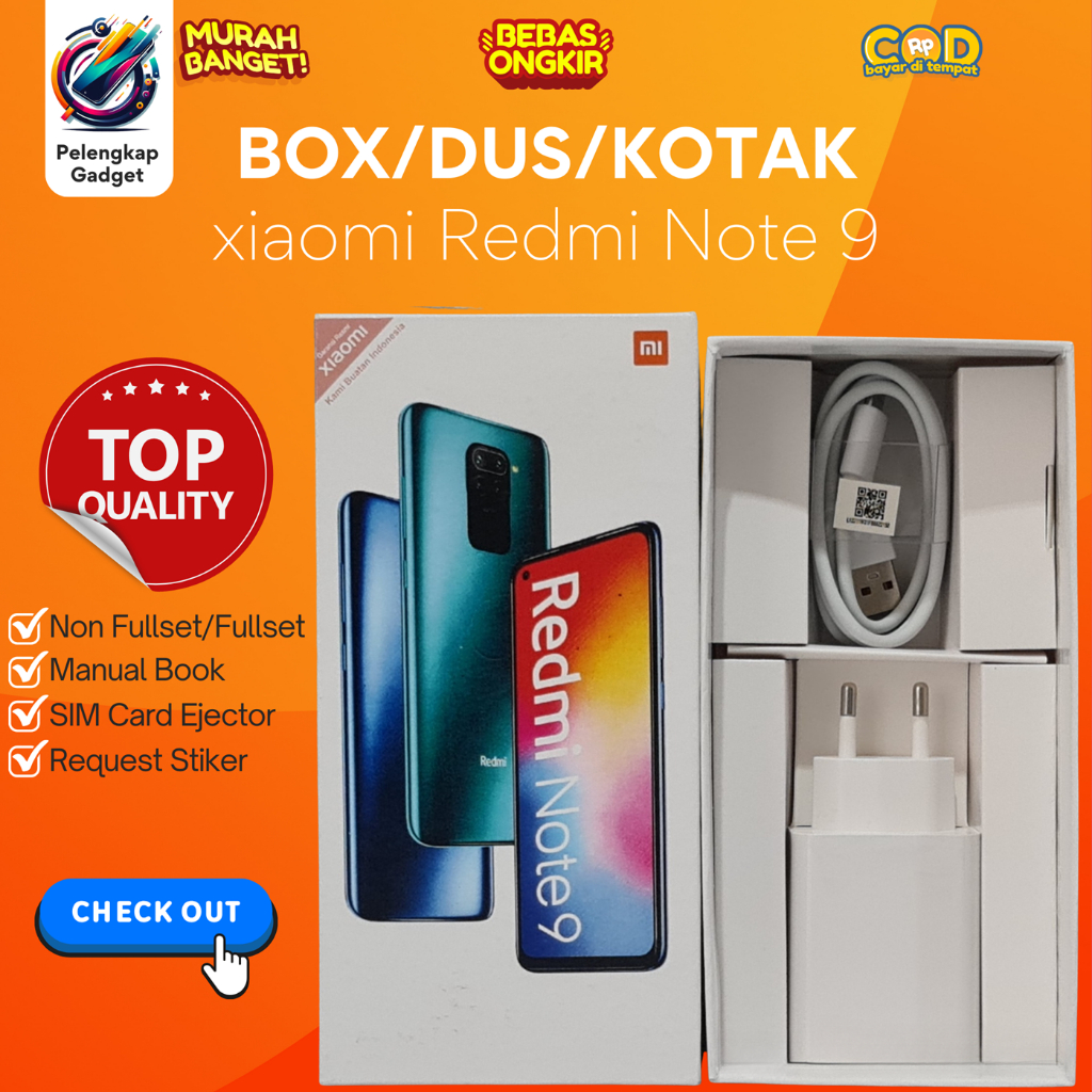 

BOX/DUS/KOTAK xiaomi Redmi Note 9