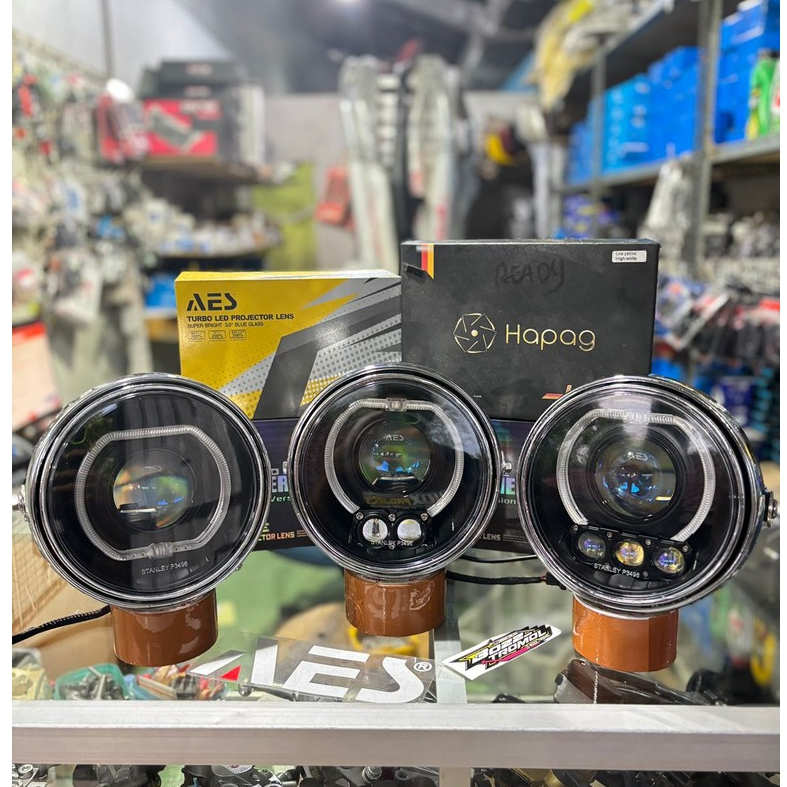 Lampu Biled Ninja SS AES Turbo Gen2 LASER HAPAG Pemasangan Pakai Braket biled ninja AES TURBO GEN 2 