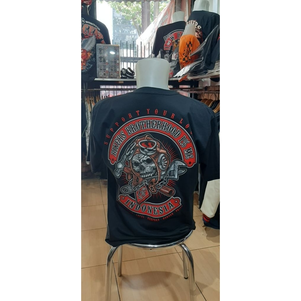 Kaos Tshirt Bikers Brotherhood 1% MC