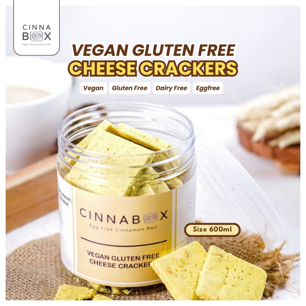 

Vegan Gluten Free Cheese Crackers