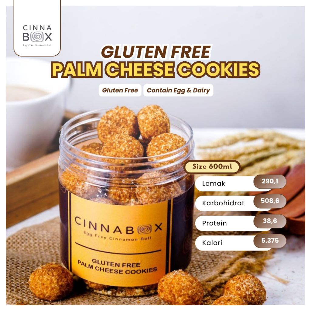

Gluten Free Palm Cheese Cookies Cinnabox