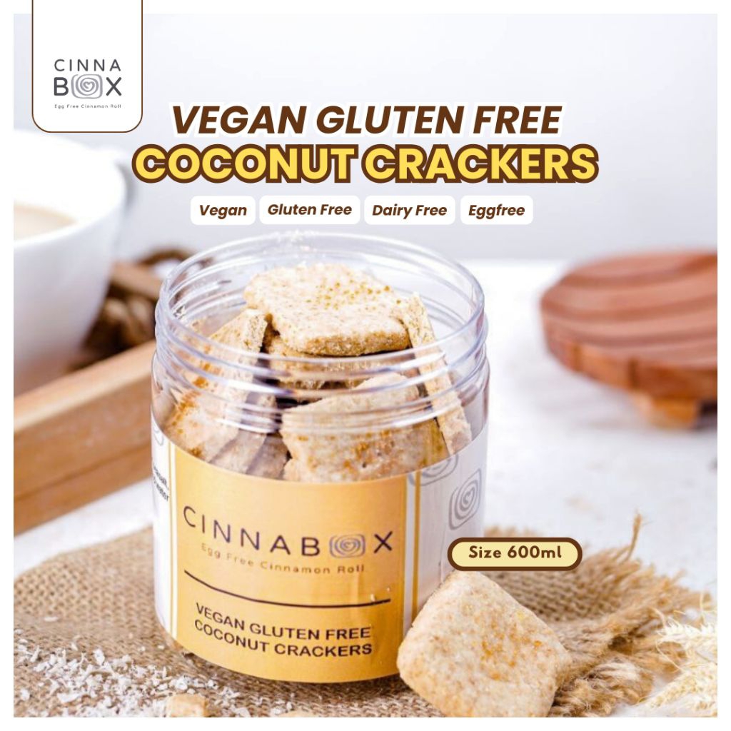 

Vegan Gluten Free Coconut Crackers