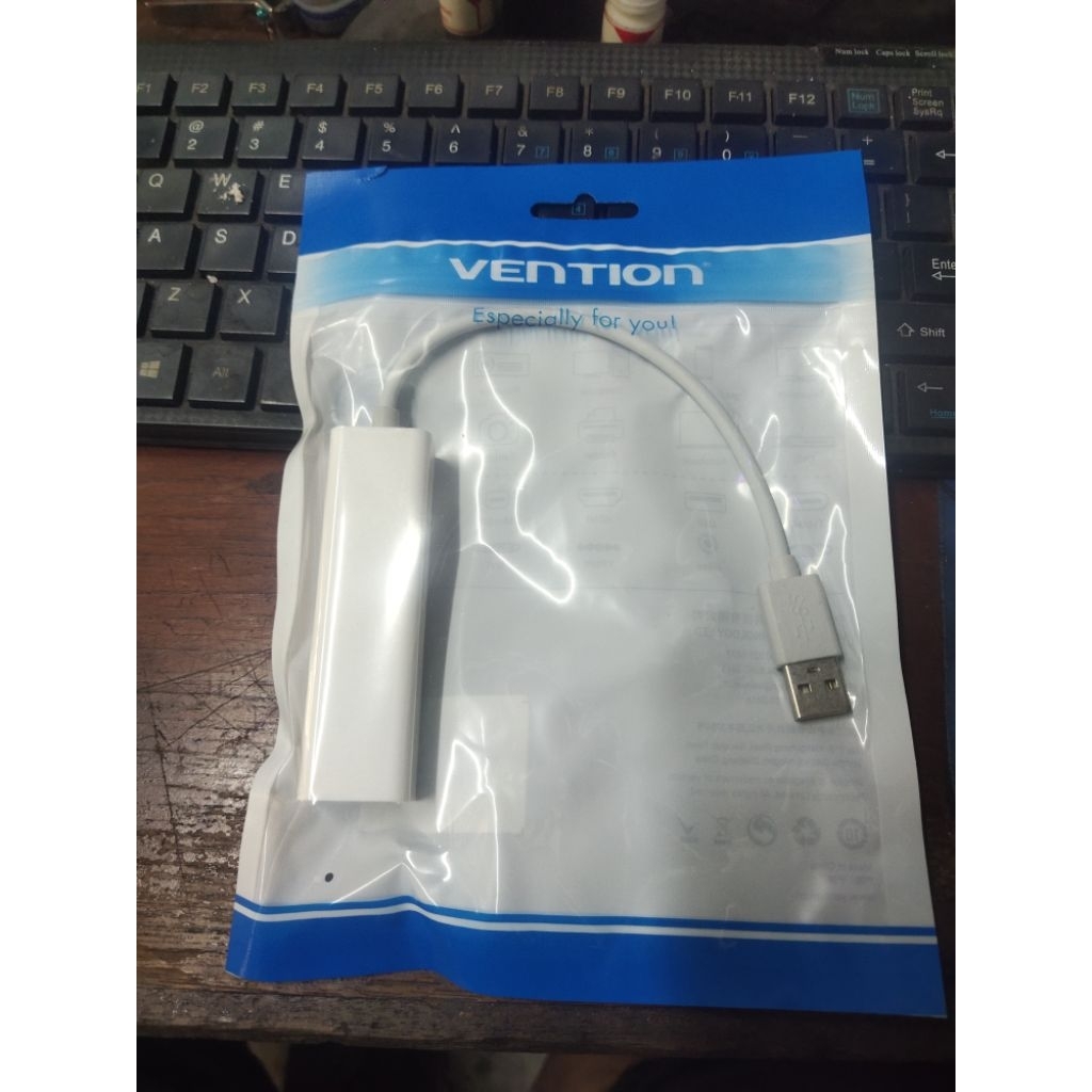 USB to LAN plus 3 port USB VENTION