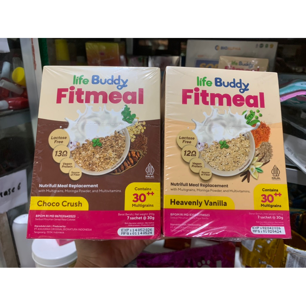 

Minuman Sereal (exp04.26) Life Buddy Fitmeal Minuman Sereal 7 sachet @30gr