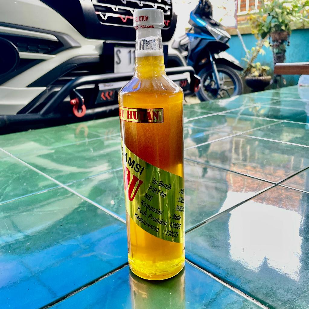 

650 ml SAMSI Madu Hutan Asli - Bahan Alami Original PIRT Halal Botol Kaca