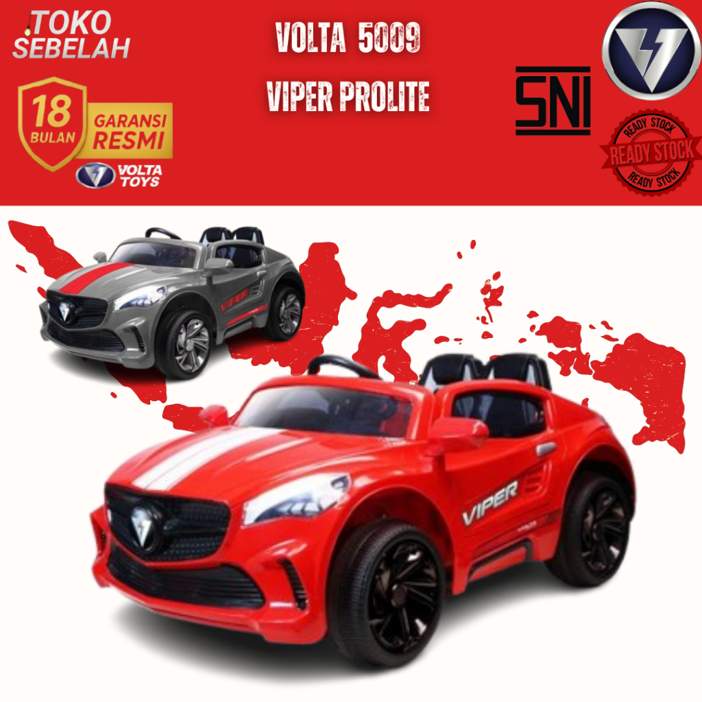 Mainan Anak Mobil Aki VIPER Prolite - VOLTA 5009