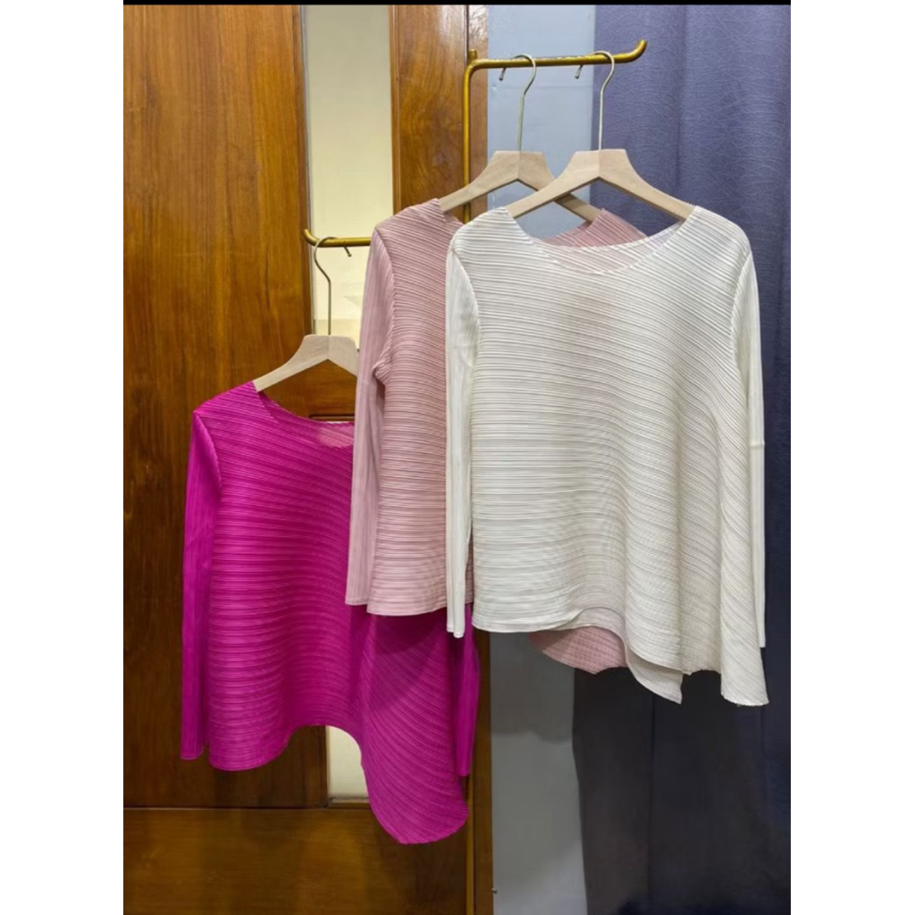 preloved Pleats premium dasha top atasan pleats premium