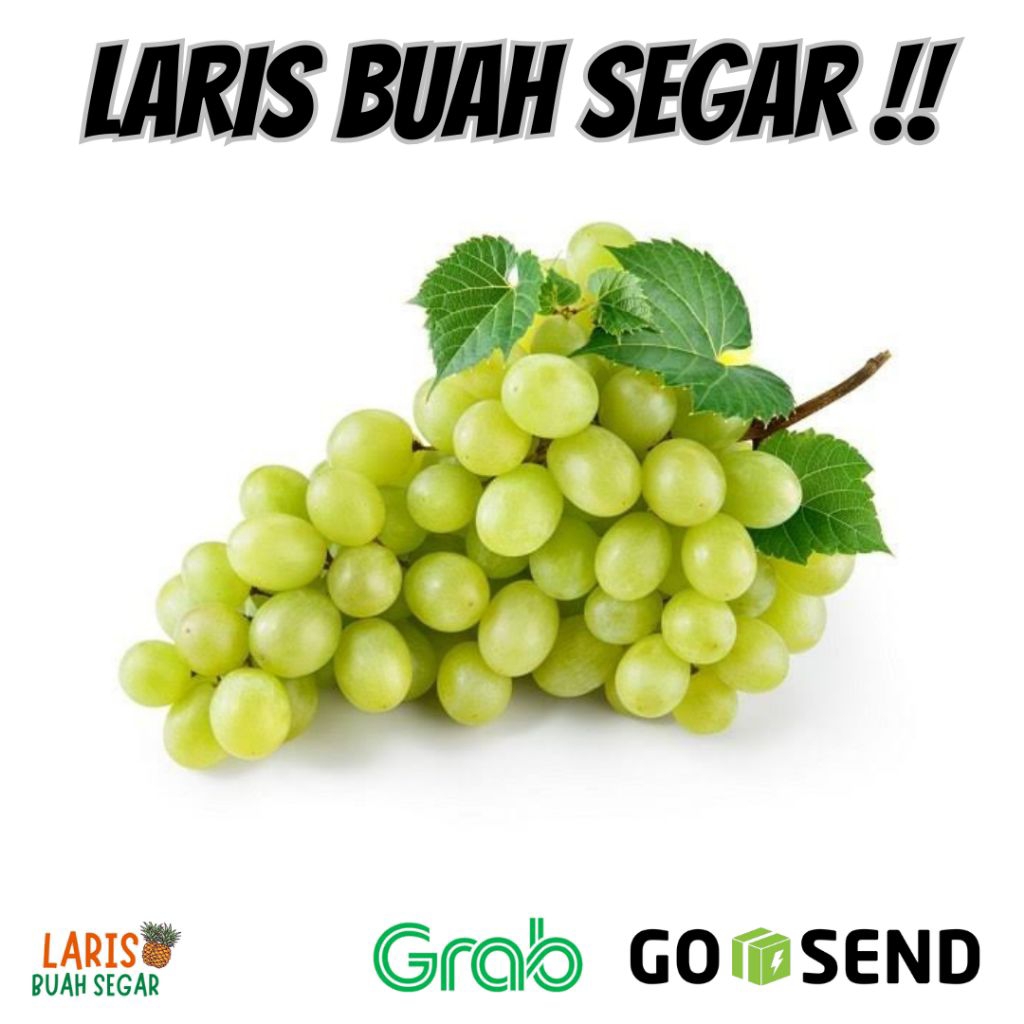 

BUAH ANGGUR HIJAU JEPANG SHINE MUSCAT 500 GRAM