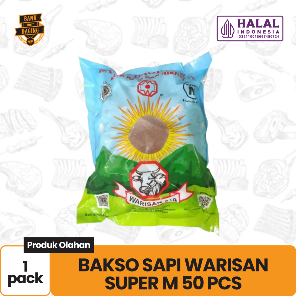 

Bakso sapi warisan Super M isi 50
