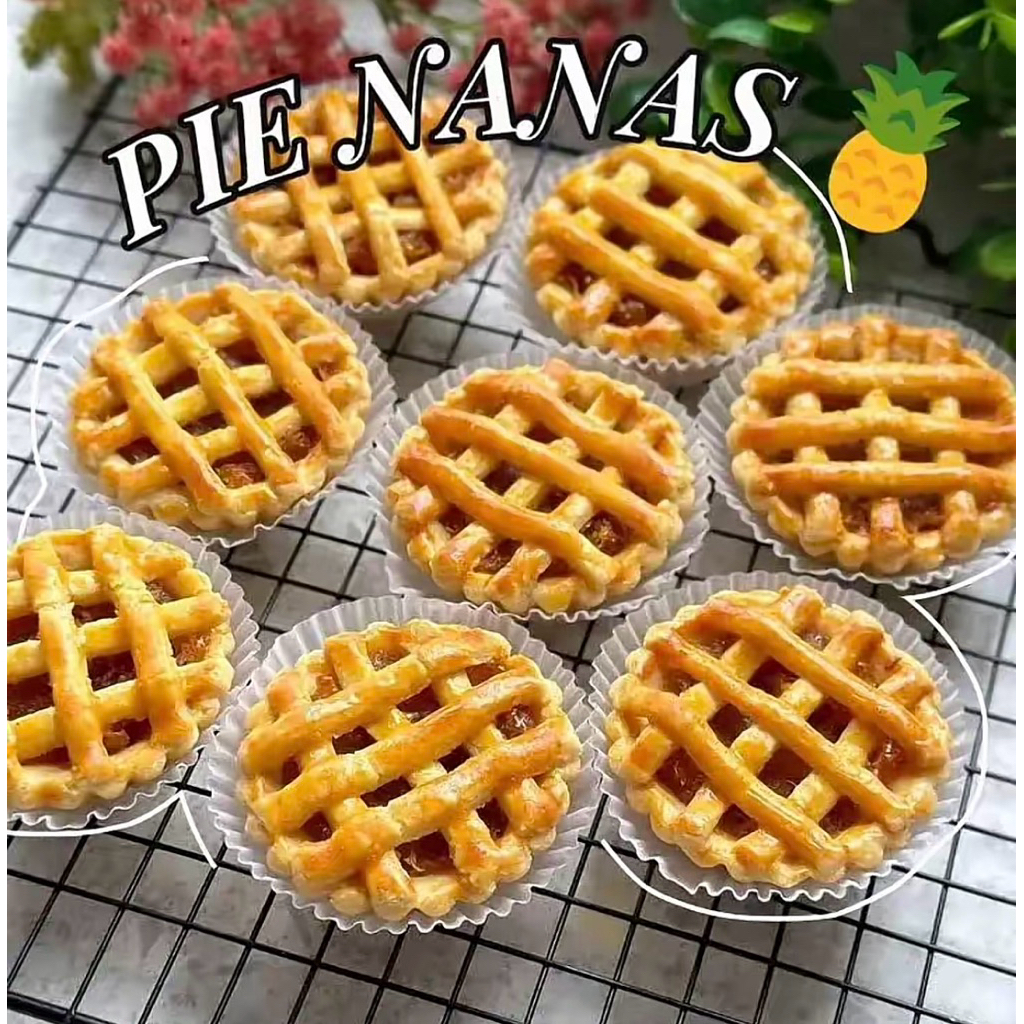 

Pie Nanas Renyah Isi Selai Nanas Diameter besar 7 cm – Camilan Manis Gurih Oleh Oleh & Hampers
