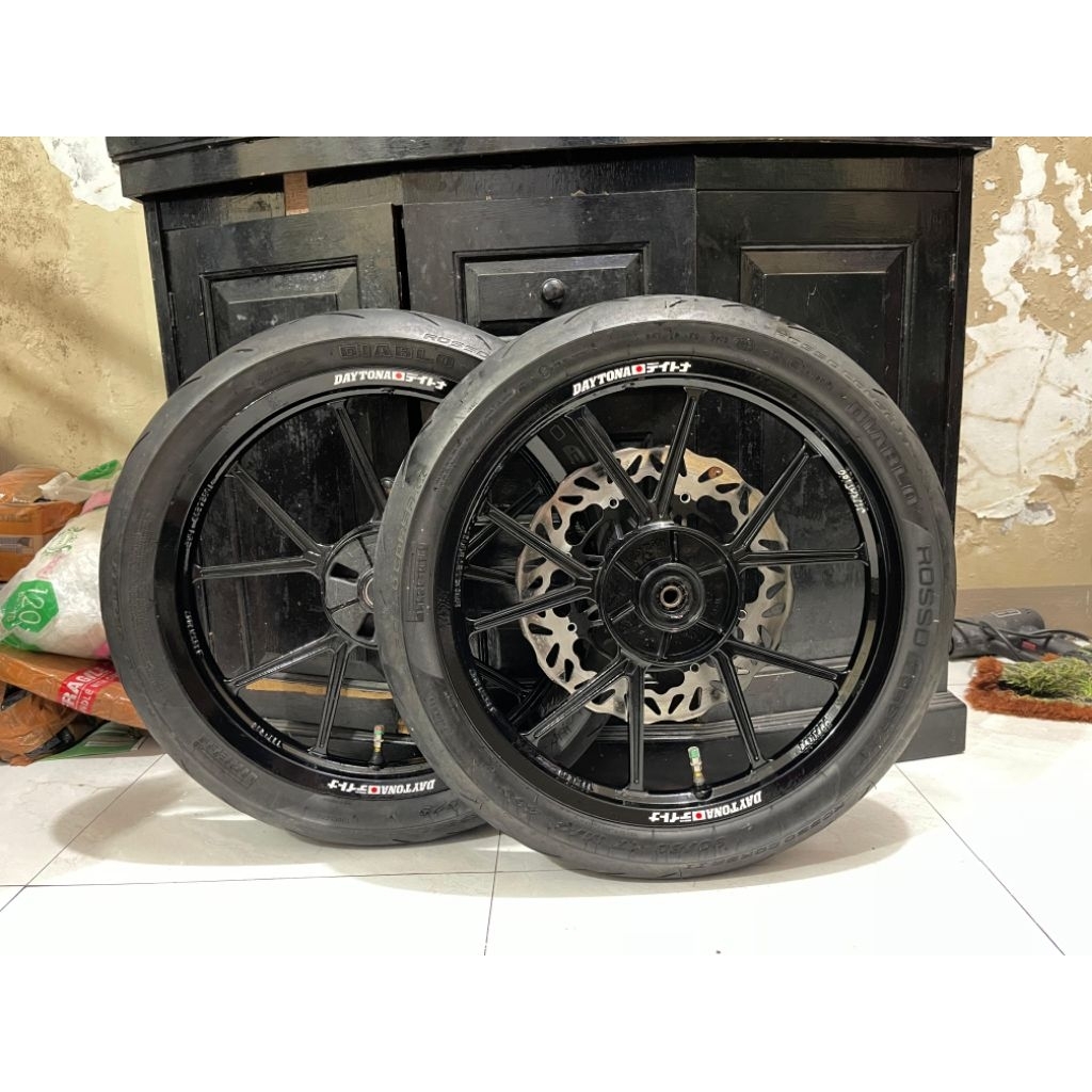 velg rxking daytona original istimewa set ban