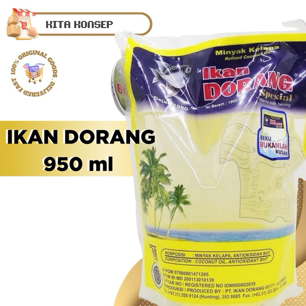 

IKAN DORANG MINYAK GORENG 950ml KEMASAN POUCH