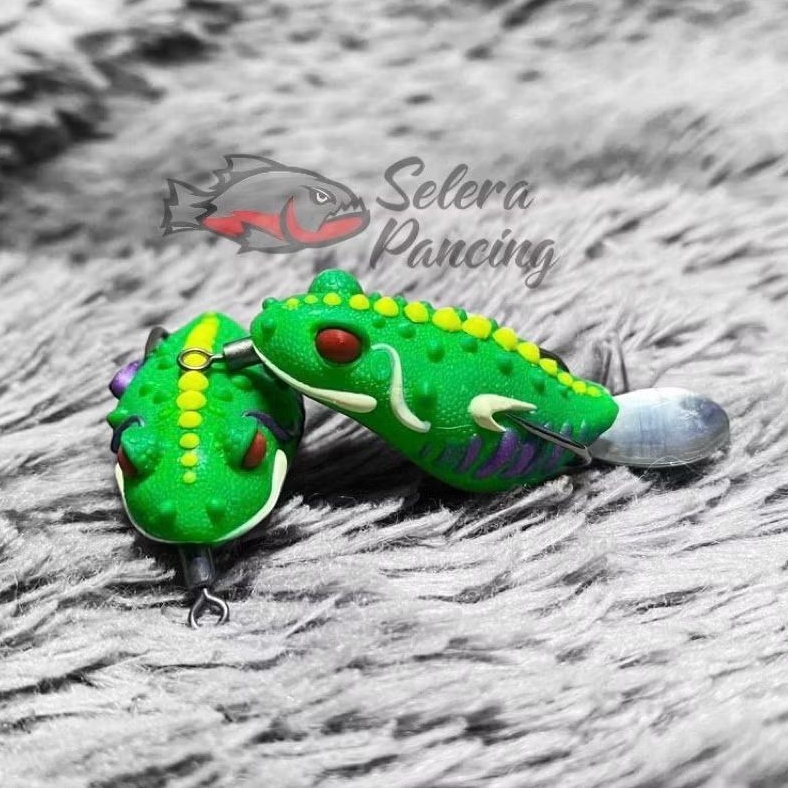 SOFT FROG THAILAND 3D LURE T-REX 3,5cm Umpan Pancing Casting Gabus, Toman