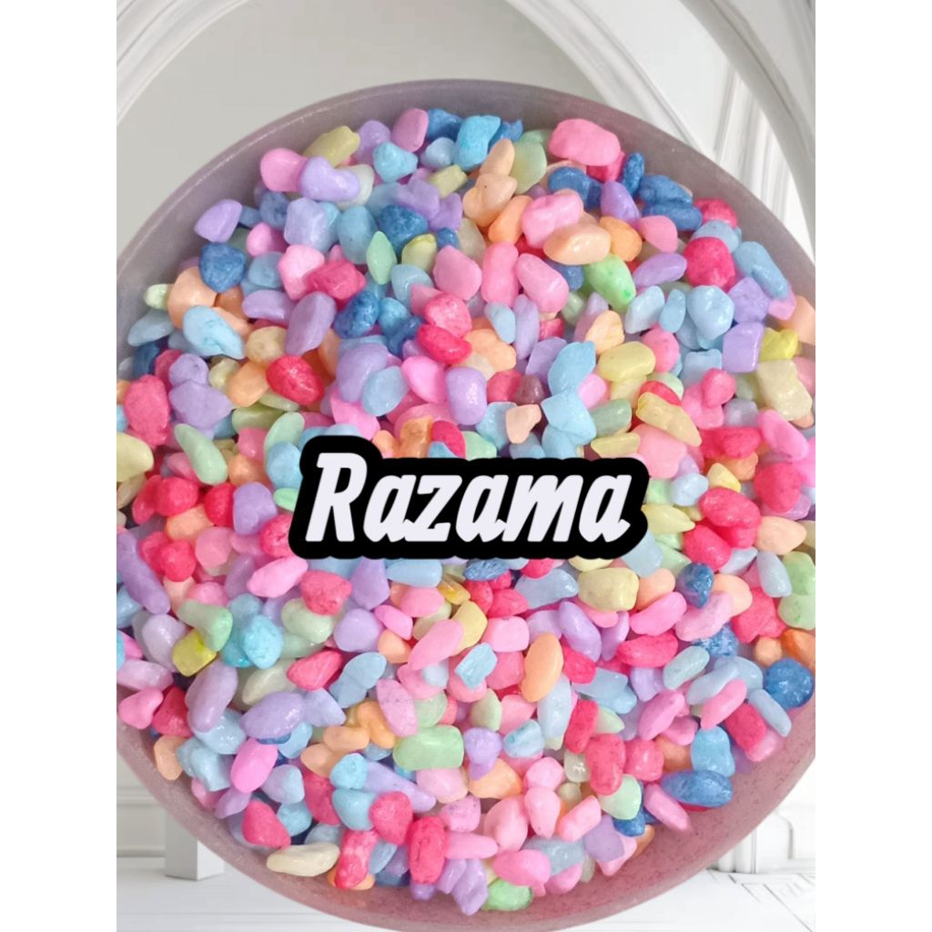 1kg batu warna warni menyala/Batu hias aquarium/Batu aquascape/Batu alam/Batu glowing/batu taiwan