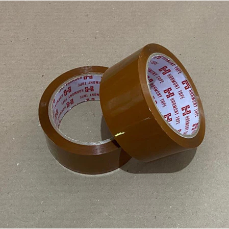 

Lakban atau Solatip Harmony Tape Uk 45x100 yard Solatip Putih Bening dan Solatip Coklat