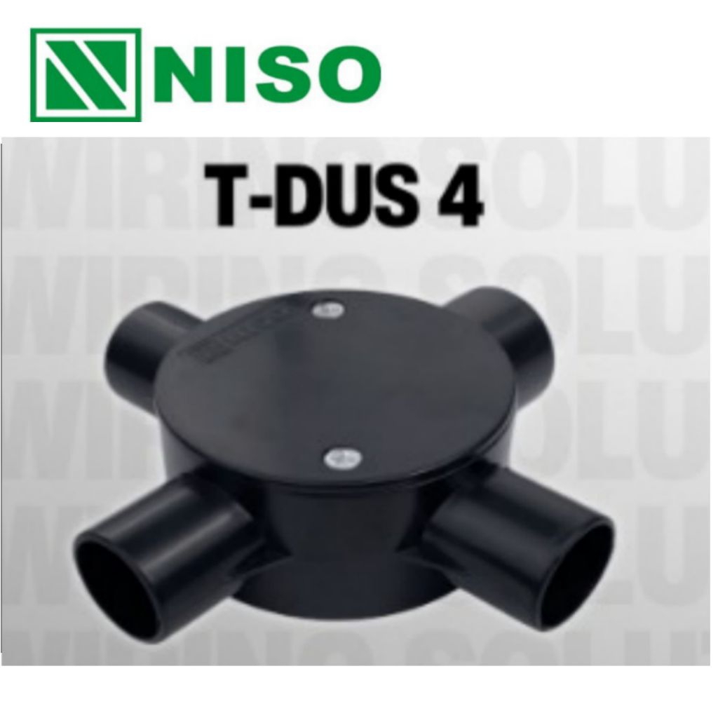 T dus - Tee Doos NISO Cabang 4 tersedia Hitam/Putih