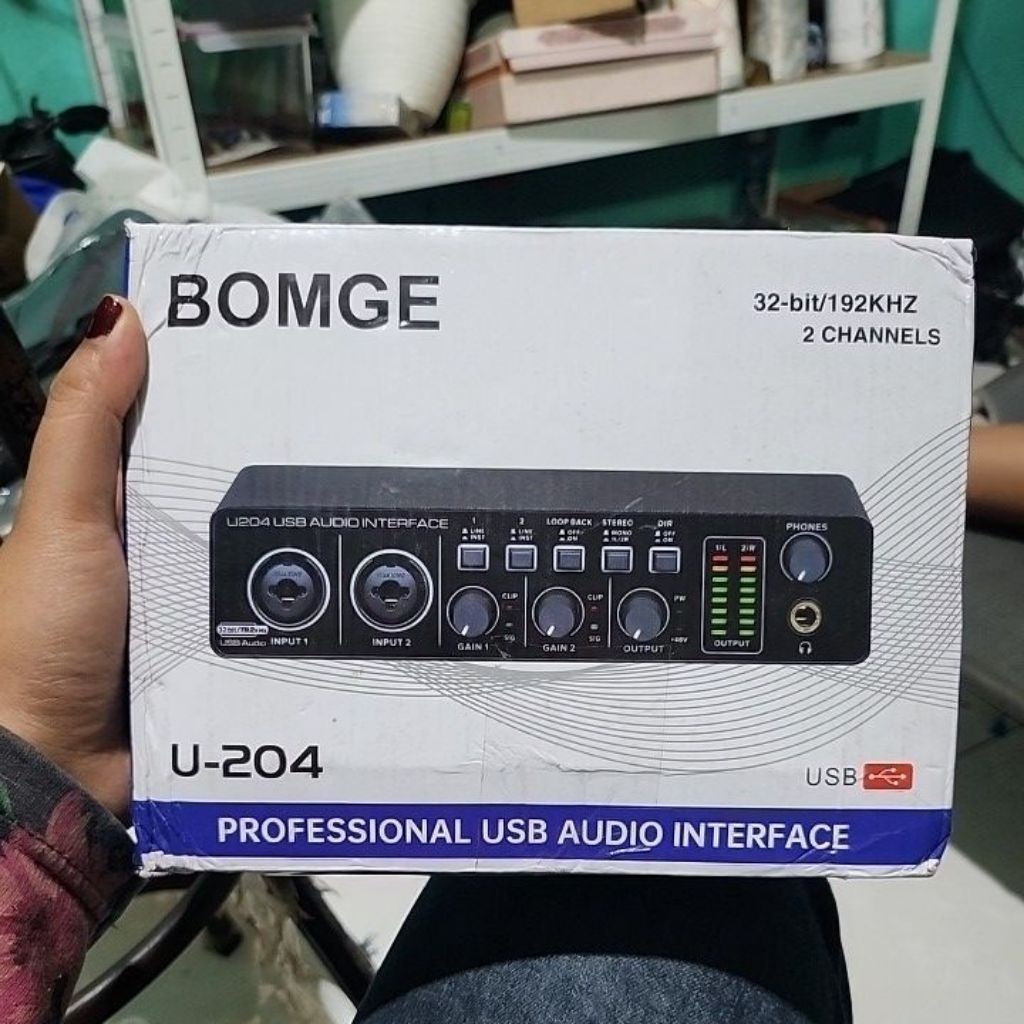 BOMGE U-204 2 CHANNELS 32BIT 192KHZ ampli